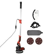 WZTO Drywall Sander with Vacuum Folding Drywall Sander Machine with 360 Degree Rotation Home Improvement Sander with LED Light for Bathroom Living Room Balcony capable